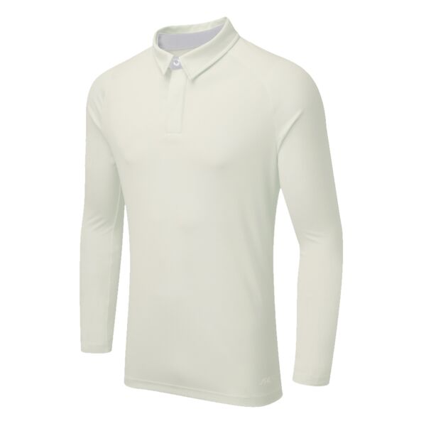 Dual Cricket Shirt Long Sleeve White Thumbnail