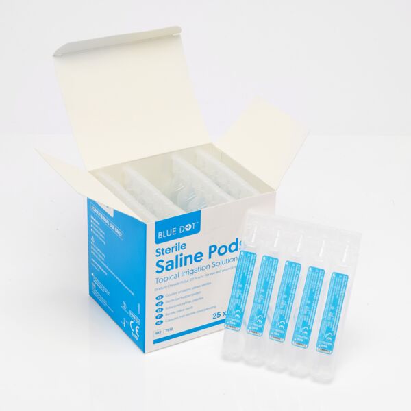 Blue Dot 20ml Sterile Eye Wash Pods (Box 25) Thumbnail
