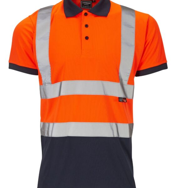 SHV-30S891-7  Hi Vis Two Tone Polo Shirt Thumbnail
