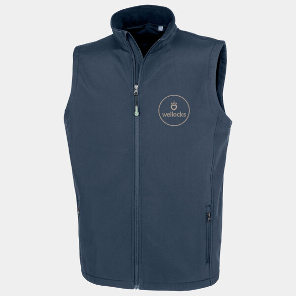 R902M - Men's recycled 2-layer printable softshell bodywarmer Thumbnail