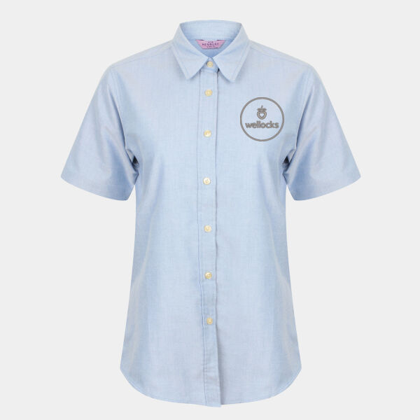 HB516 - Women's short sleeve classic Oxford shirt Thumbnail
