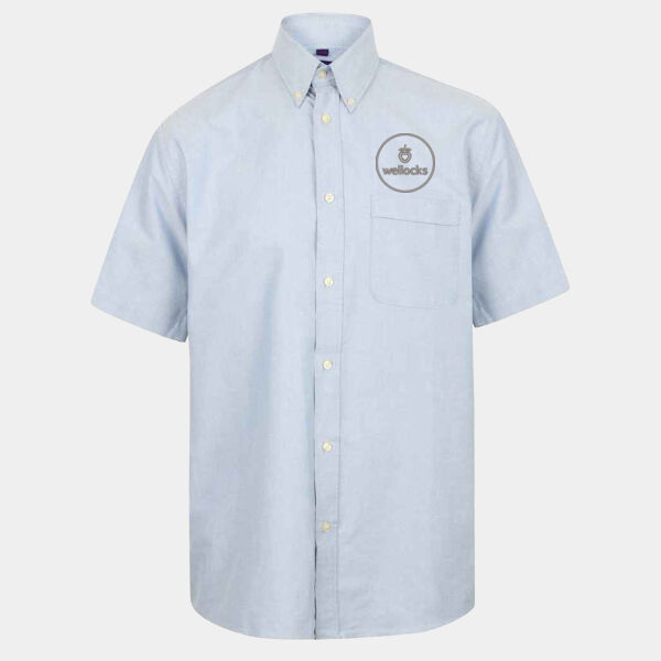 HB515 - Men's Oxford Short Sleeved Shirt Thumbnail