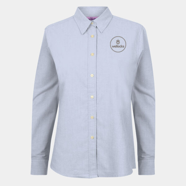HB511 - Women's classic long sleeve Oxford shirt Thumbnail