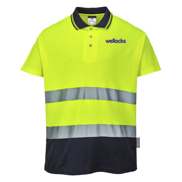 S174 - Two Tone Hi Viz Polo Shirt Thumbnail