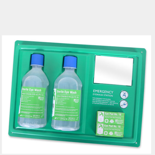 CLICK MEDICAL EYEWASH STATION C/W 2x500ml Thumbnail