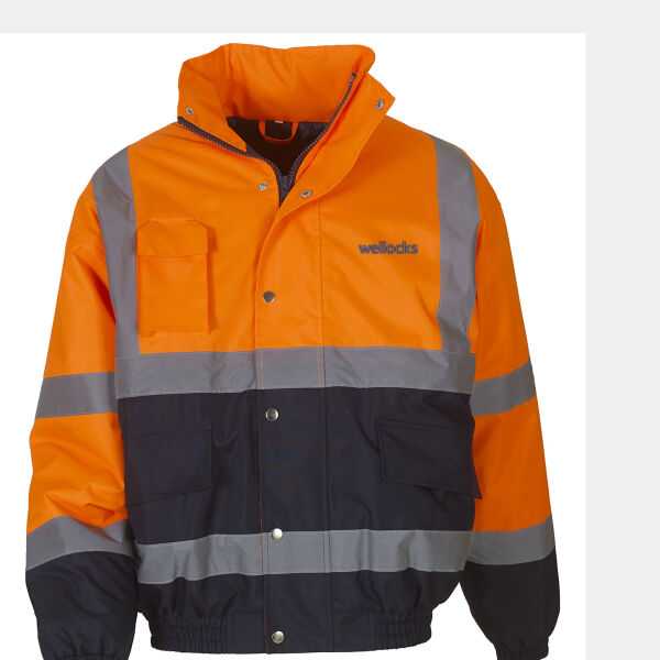 HVP218 - Two Tone Bomber Jacket Thumbnail